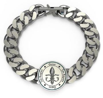 Imágen de PULSERA GUESS JEWELLERY CURB 4DC GIGLIO-DOTS AS 11 mm.
