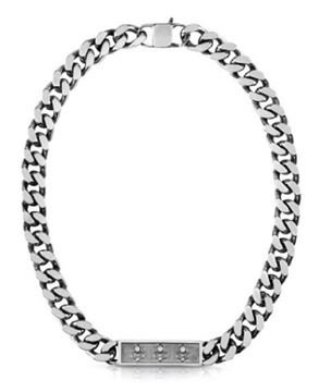 Imágen de COLLAR GUESS JEWELLERY CURB 4DC FRAME AS "23" 11 mm.