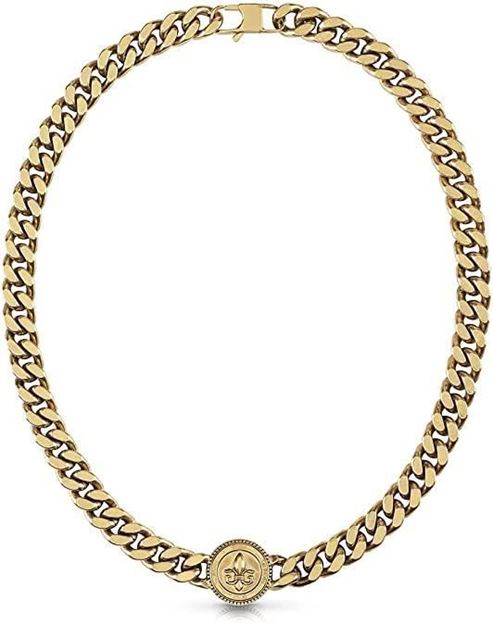 Imágen de COLLAR GUESS JEWELLERY CURB 4DC DOTTED AYG "21" 11 mm.