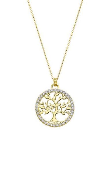 Imágen de COLLAR PLATA LOTUS SILVER ÁRBOL DE LA VIDA RAIZ CHAP.