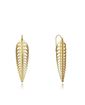 Imágen de PENDIENTES VICEROY FASHION ACERO DORADO PLUMA GANCHO