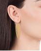 Imágen de PENDIENTES VICEROY FASHION ACERO DORADO PLUMA GANCHO