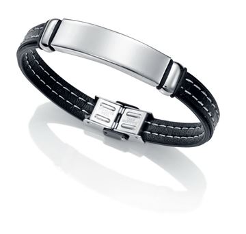 Imágen de PULSERA VICEROY FASHION CAB. PIEL NEGRA PESP. BEIGE