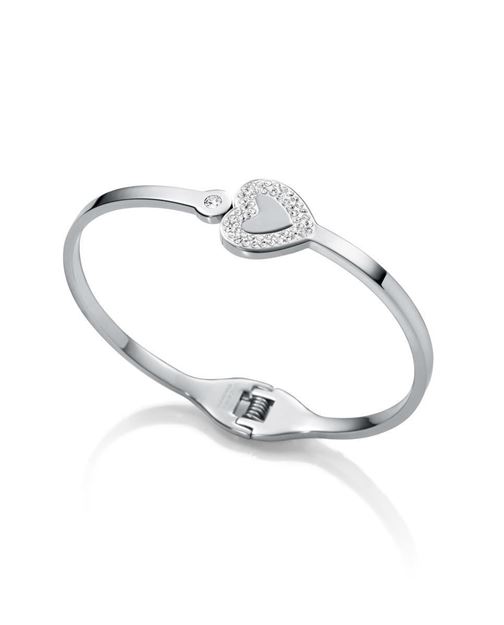 Imágen de PULSERA VICEROY FASHION ACERO MUELLE CORAZON CIRCONITAS