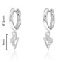 Imágen de CRIOLLAS PLATA RD CARABINER RAYO CIRC. BLANCA 9 mm. Ø 12 mm.