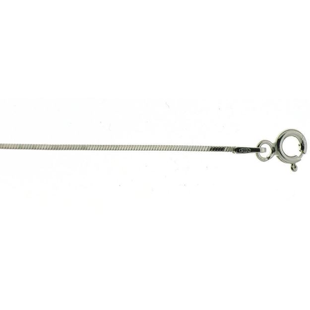 Imatge de CADENA PLATA CUA DE RATOLÍ CMP 020 4L 15,73 * 1,11  45 cm.