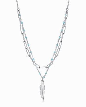 Imágen de COLLAR VICEROY FASHION ACERO ESMA. PLUMA SRA