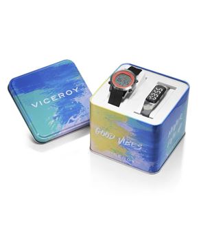 Imágen de RELOJ VICEROY NIÑO DIGITAL ACERO IP GRIS