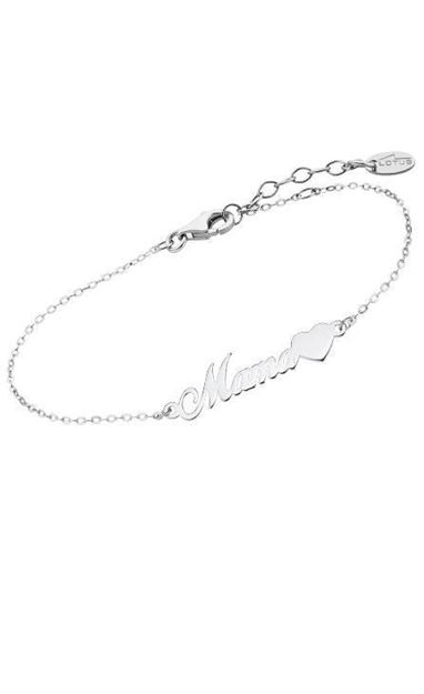 Imágen de PULSERA PLATA LOTUS SILVER MAMA CORAZON