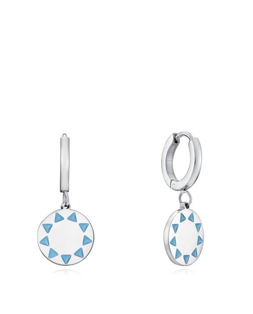 Imágen de PENDIENTES VICEROY FASHION SRA. ARO  DISCO ESM AZUL