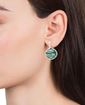 Imágen de PENDIENTES VICEROY FASHION SRA. ESMALTES AZULES