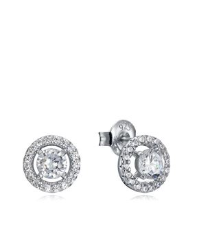 Imatge de DORMILONES PLATA VICEROY JEWELS BOTÓ ZIRC.