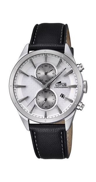 Imágen de RELOJ LOTUS CAB. CRONO.ACE.COR.ESF.PLATA