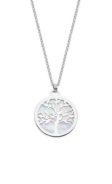 Imágen de COLLAR PLATA LOTUS SILVER SRA. ÁRBOL VIDA NACARADO