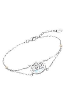 Imágen de PULSERA PLATA LOTUS SILVER SRA. ÁRBOL VIDA NÁCAR
