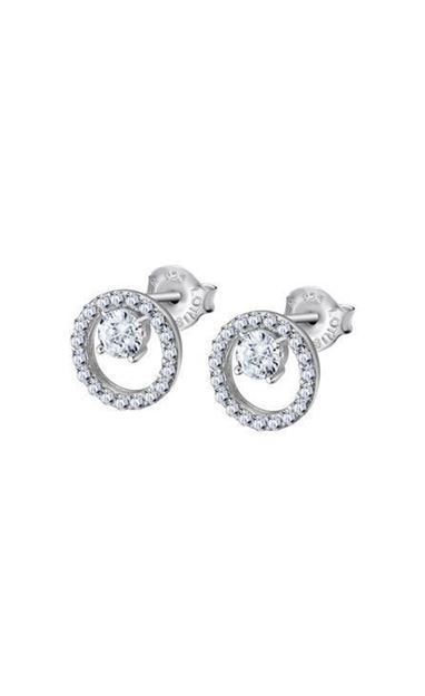 Imatge de ARRACADES PLATA LOTUS SILVER DONA CIRCULAR ZIRC.