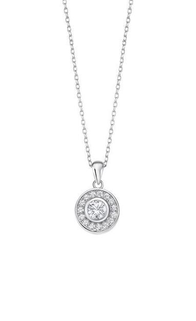 Imágen de COLLAR PLATA LOTUS SILVER SRA. REDONDO CIRCONITA