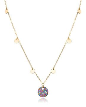 Imágen de COLLAR PLATA VICEROY JEWELS SRA. BAÑO ORO CIRC.