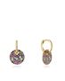 Imágen de PENDIENTES PLATA VICEROY JEWELS SRA. BAÑO ORO CIRC.