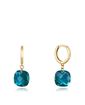 Imágen de PENDIENTES PLATA VICEROY JEWELS SRA. BAÑO ORO CRISTAL