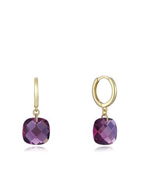 Imágen de PENDIENTES PLATA VICEROY JEWELS SRA. BAÑO ORO CRISTAL