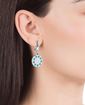 Imágen de PENDIENTES VICEROY FASHION SRA. ARO  DISCO ESM AZUL