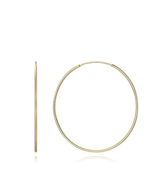 Imágen de PENDIENTES PLATA VICEROY JEWELS SRA. 50*1,2MM DORADOS