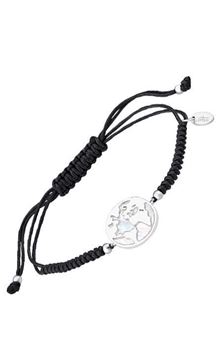 Imágen de PULSERA PLATA LOTUS SILVER SRA. MAPA NACAR HILO
