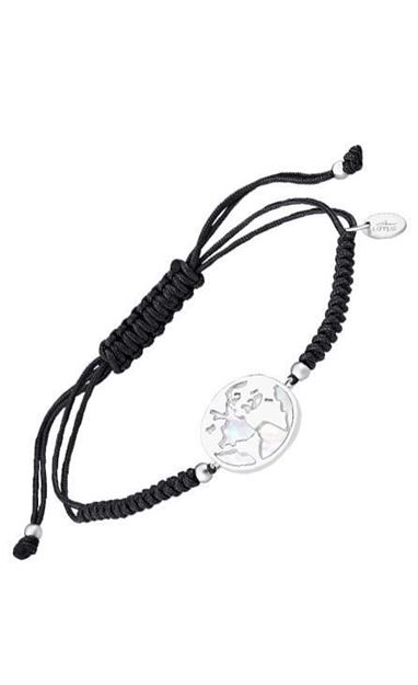 Imágen de PULSERA PLATA LOTUS SILVER SRA. MAPA NACAR HILO