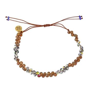 Imágen de PULSERA ACERO ANARTXY MULTICOLOR CRISTAL JAPONÉS