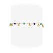Imágen de PULSERA ACERO ANARTXY DORADA CON PIEDRAS NATURALES