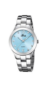 Imágen de RELOJ LOTUS SRA. ACERO ESF.AZUL CLARO