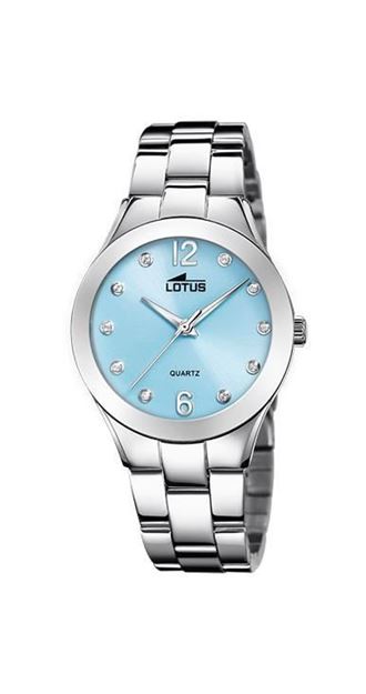 Imágen de RELOJ LOTUS SRA. ACERO ESF.AZUL CLARO