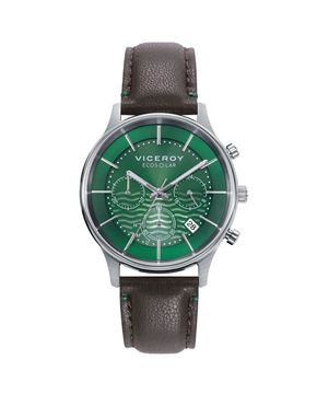 Imágen de RELOJ VICEROY ECOSOLAR CAB. CRONO RECICLADO CORREA MARÓN