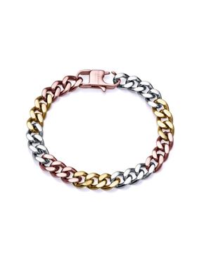 Imágen de PULSERA VICEROY FASHION SRA. ESLABONES IP DORADO Y ROSA