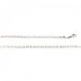 Imatge de CADENA PLATA RD ROLO 3mm. 80 cm.