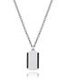 Imágen de COLLAR VICEROY FASHION CAB. TITANIO E IP NEGRO PLACA