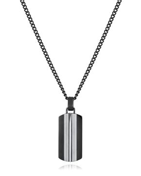 Imágen de COLLAR VICEROY FASHION CAB. E IP NEGRO PLACA