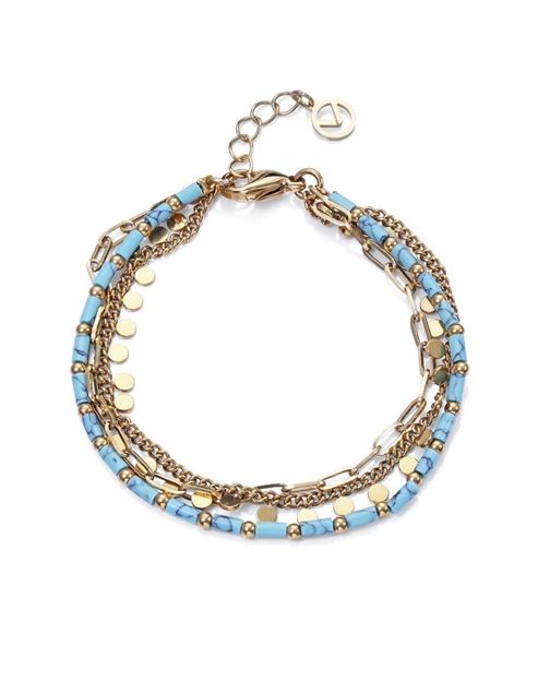 Imágen de PULSERA VICEROY FASHION SRA. IP DORADO PIEDRAS