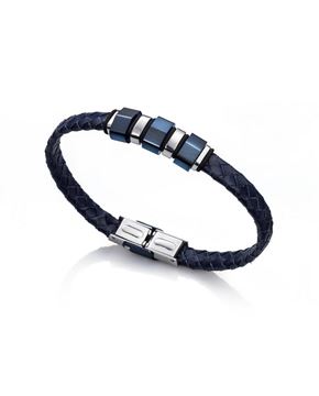 Imágen de PULSERA VICEROY FASHION CAB. PIEL U IP AZUL