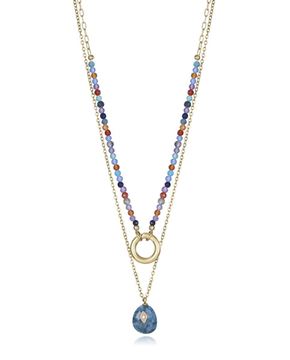 Imágen de COLLAR VICEROY FASHION SRA. IP DORADO PIEDRAS NAT.