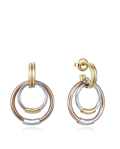 Imágen de PENDIENTES VICEROY FASHION SRA. ACERO IP ROSA Y DORADO