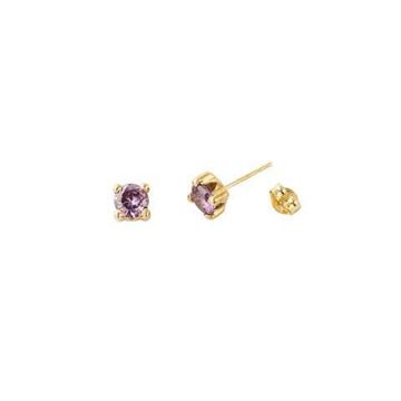 Imágen de DORMILONAS ORO AMATISTA 5 mm. EN GARRA