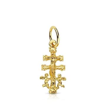 Imágen de CRUZ ORO CARAVACA 17 x 8 mm.