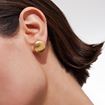 Imágen de PENDIENTES PLATA ZOOM BAÑO ORO BOTÓN ESFERA