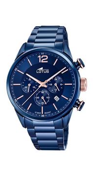 Imágen de RELOJ LOTUS CAB. ESFE. AZUL ROSE