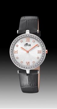 Imágen de RELOJ LOTUS SRA. CIRCONITAS COR. ESFERA PLATA