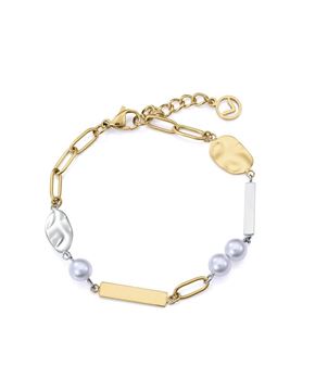 Imágen de PULSERA VICEROY FASHION SRA. IP DORADO PERLA SINT.