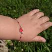 Imágen de PULSERA PLATA ESMALTE FRESA