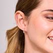Imágen de PENDIENTES PLATA AROS CON BOLITAS